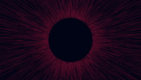 A-Black-Circle-With-Red-Lines