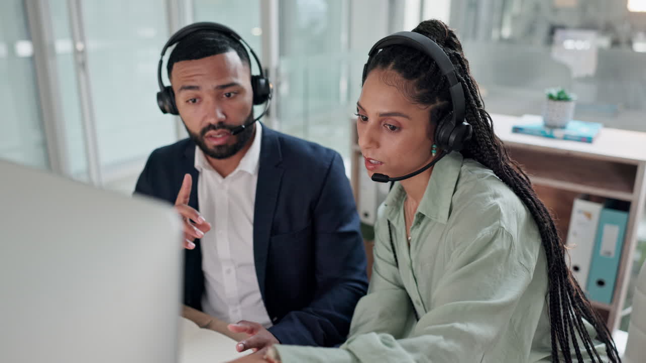 Telemarketing, business people