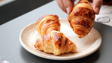 croissants on a plate