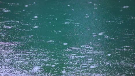 abstract background, rain drops on the water