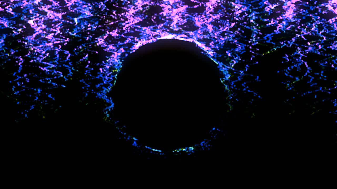 추상적인 반이는 원 디자인