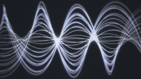 visualización de la forma de onda abstracta