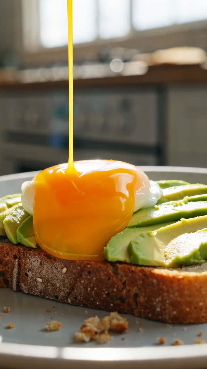 Runny Yolk on Avocado Toast