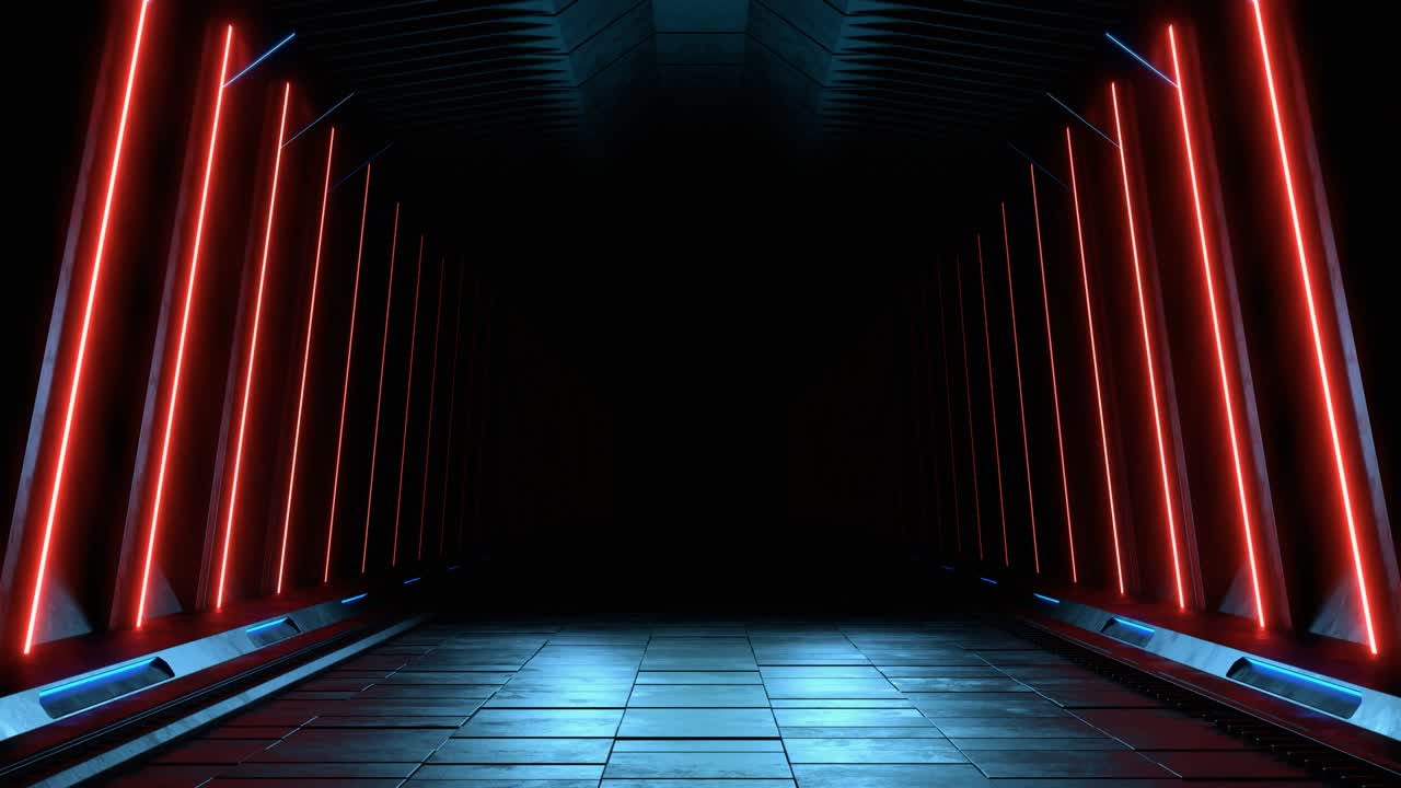 loop de video de fondo de ciencia ficción futurista moderno