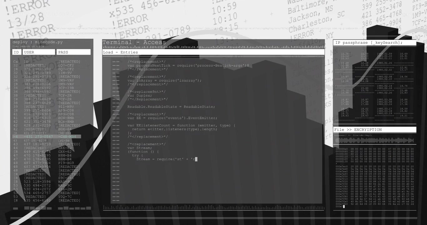 Central terminal populating code while graph sweeping over bars on data update for monitoring