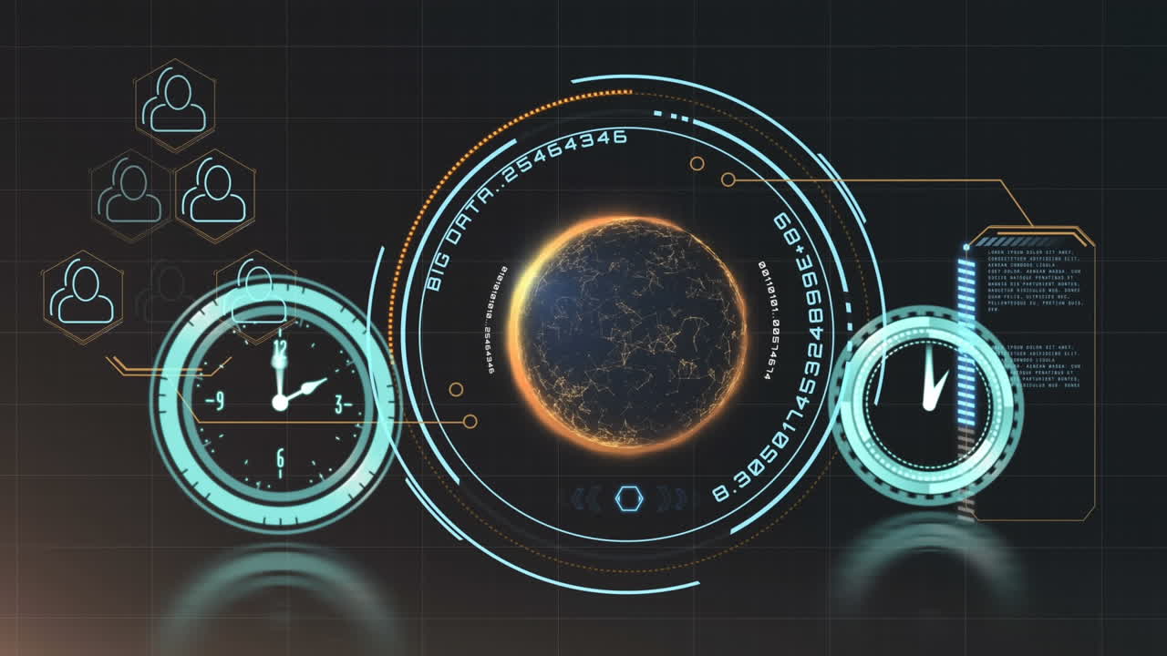 Clock moving and data processing