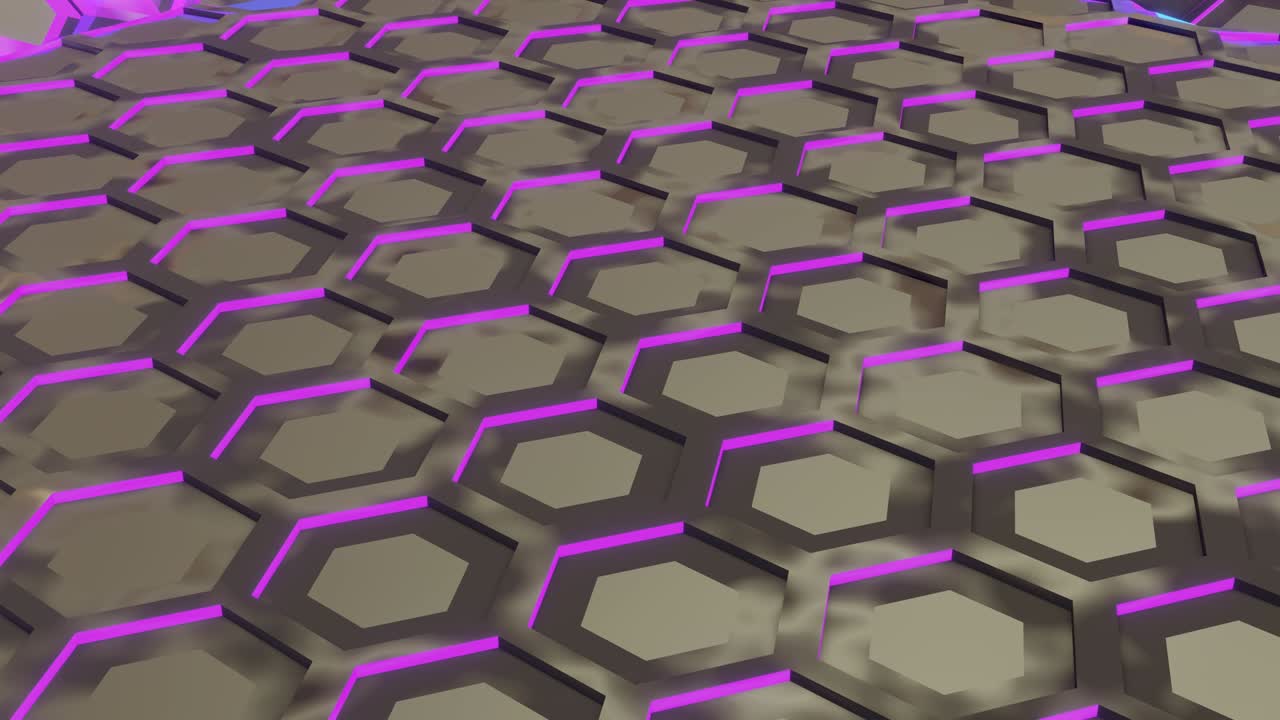 fondo abstracto en 3d con onda en textura hexagonal. renderizado en 3d. imágenes de alta calidad en 4k