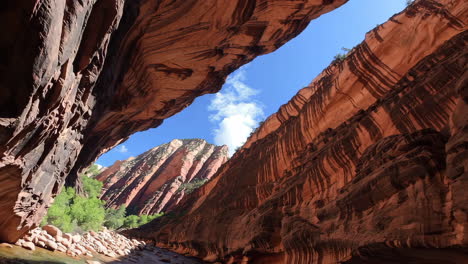 stunning view of the narrows in zion national park