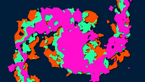 fondo abstracto que se asemeja a la pintura al óleo de diferentes colores, que se extiende en olas