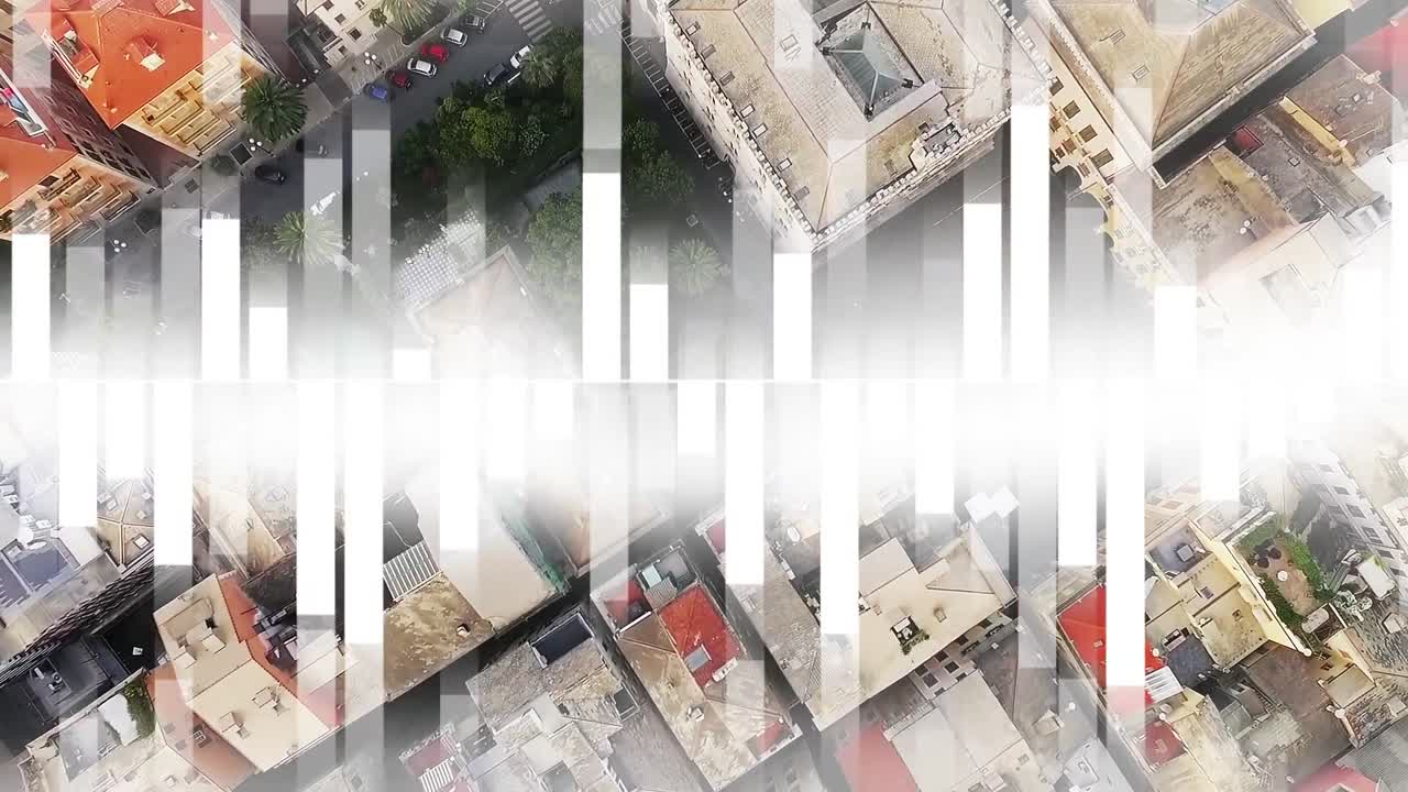 vista de arriba de los edificios de la ciudad