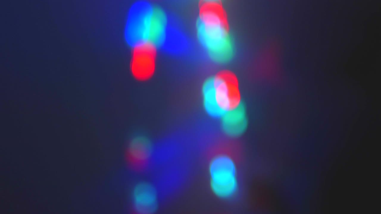 Multiple bouncing led abstract background
