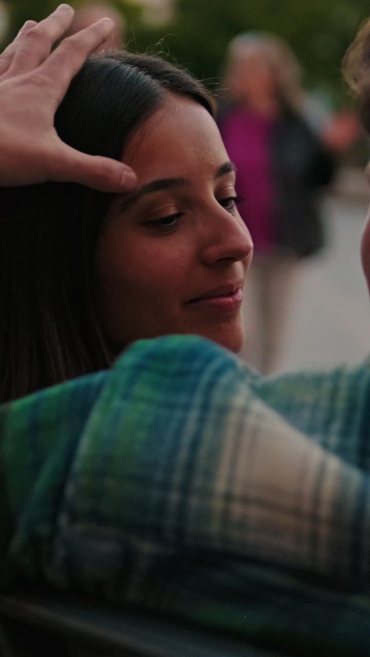 Young Couple in Love in Seville