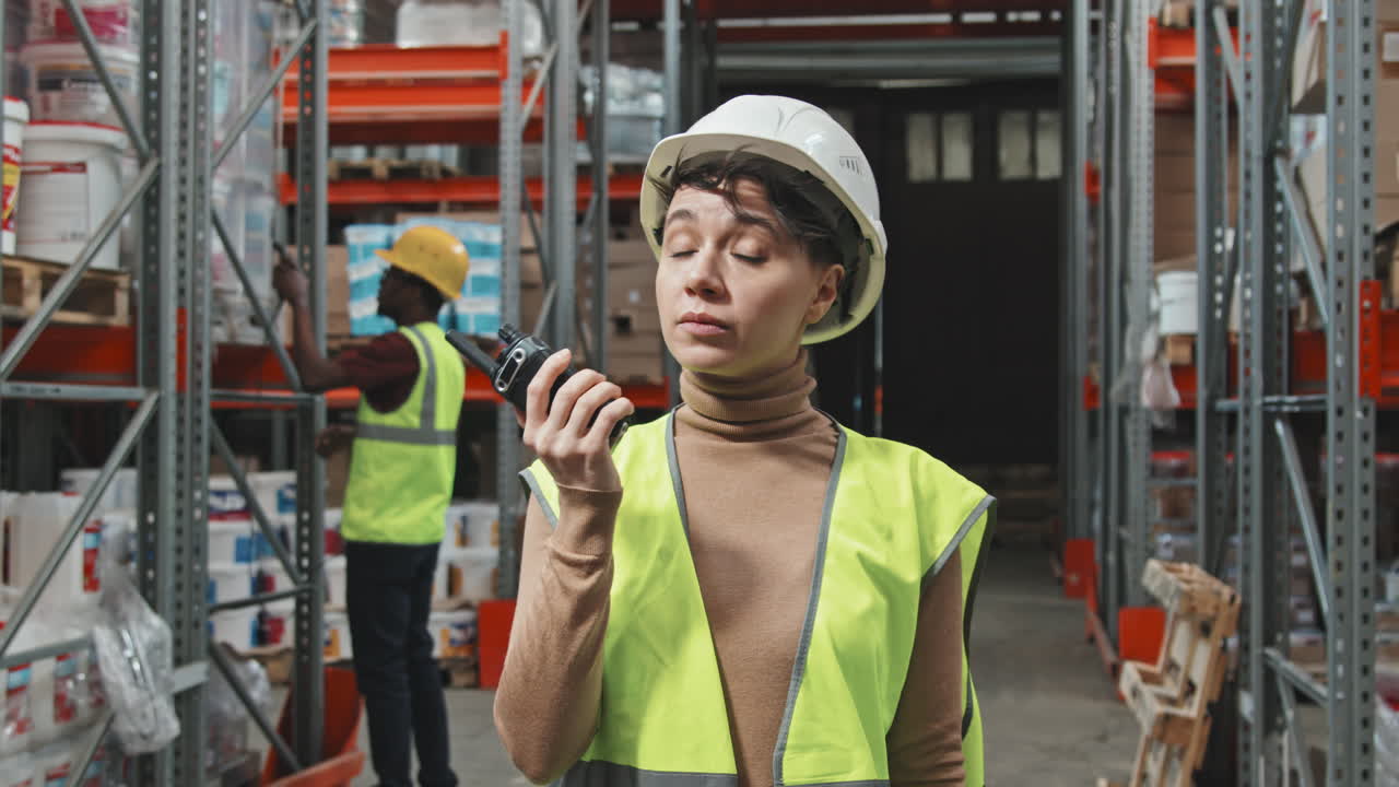 Portrait of Female Warehouse Worker