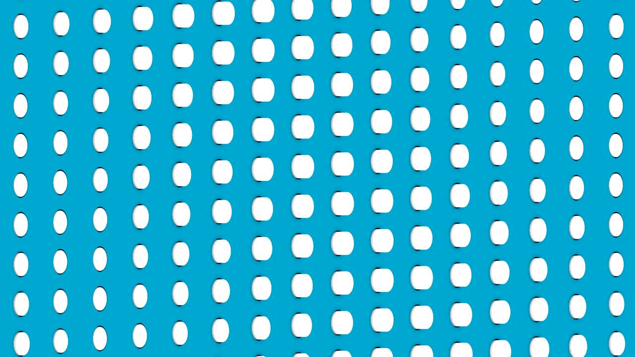 Abstract isometric background white cylinders waves motion