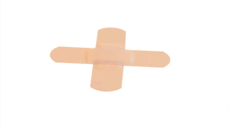 Plasters-arranged-crosswise-rotating-