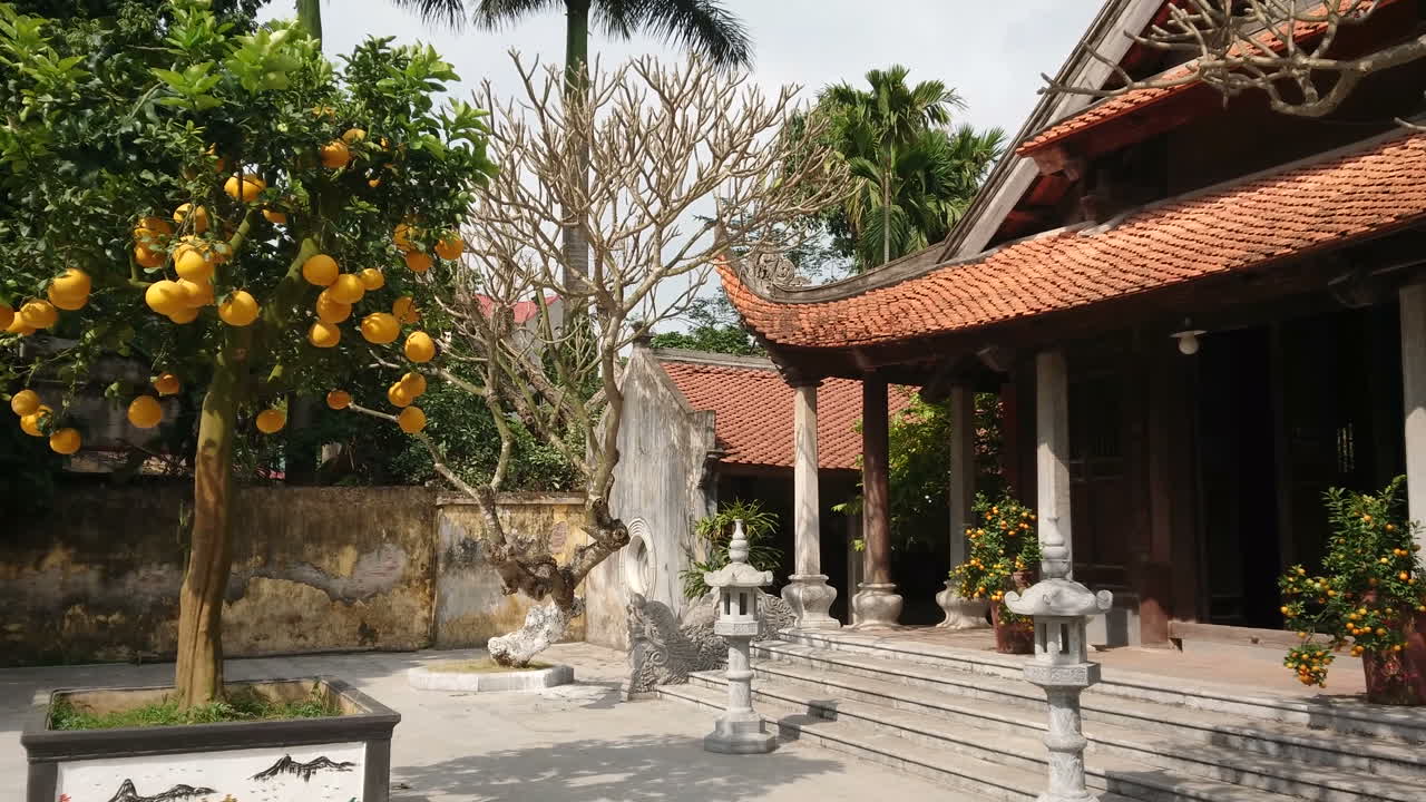 아름다운 사원 천천히 축소