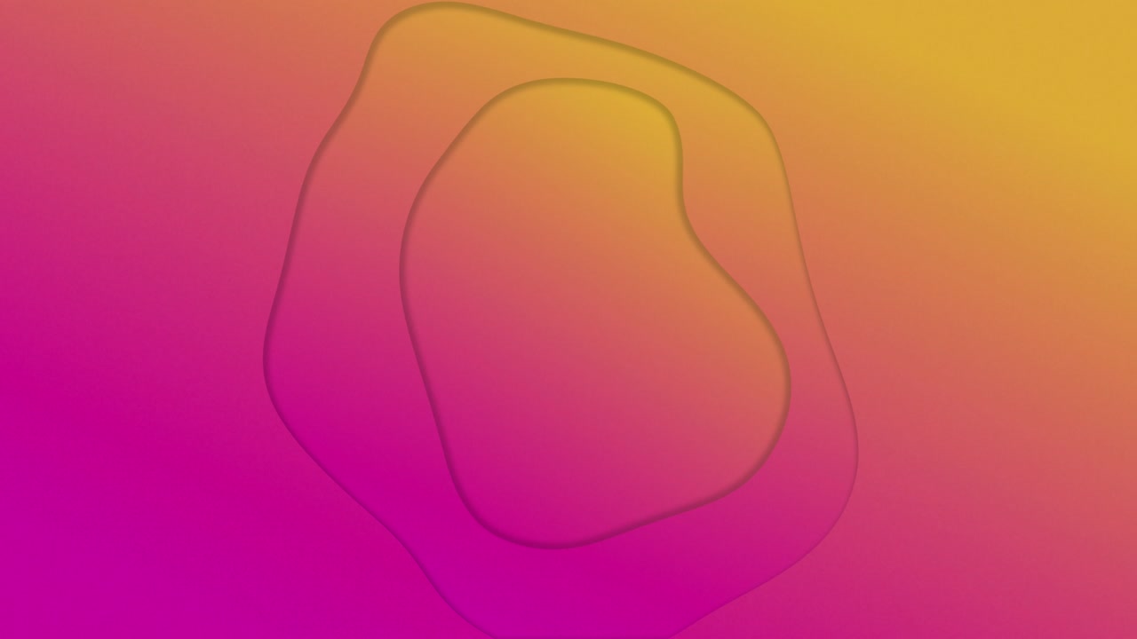 animación del texto wow sobre un fondo rosa