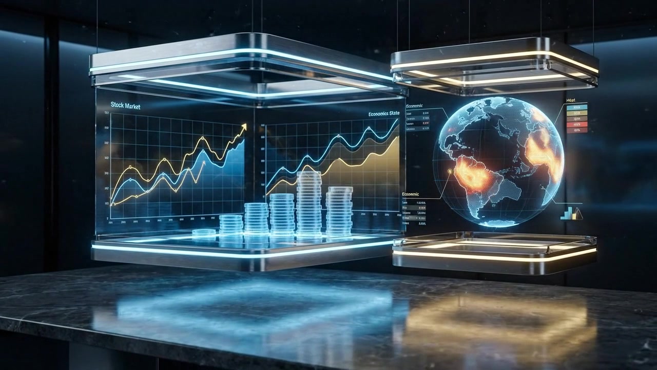 3D Holographic Financial Growth Graphs and Analytics