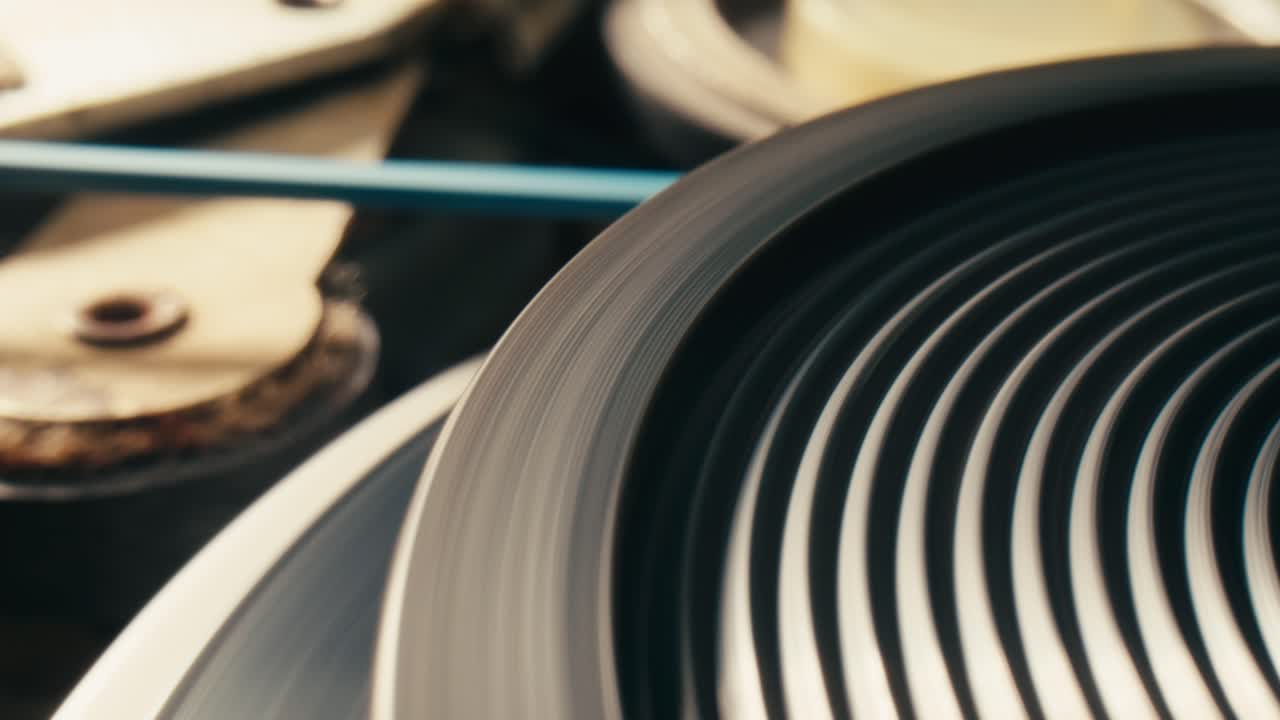 Nahaufnahme einer industriellen Maschine