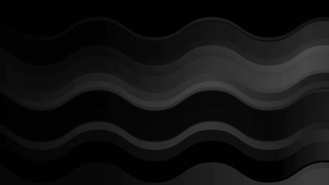 black minimal waves abstract geometric video animation