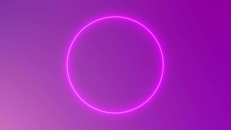 abstract neon circle loop motion background purple