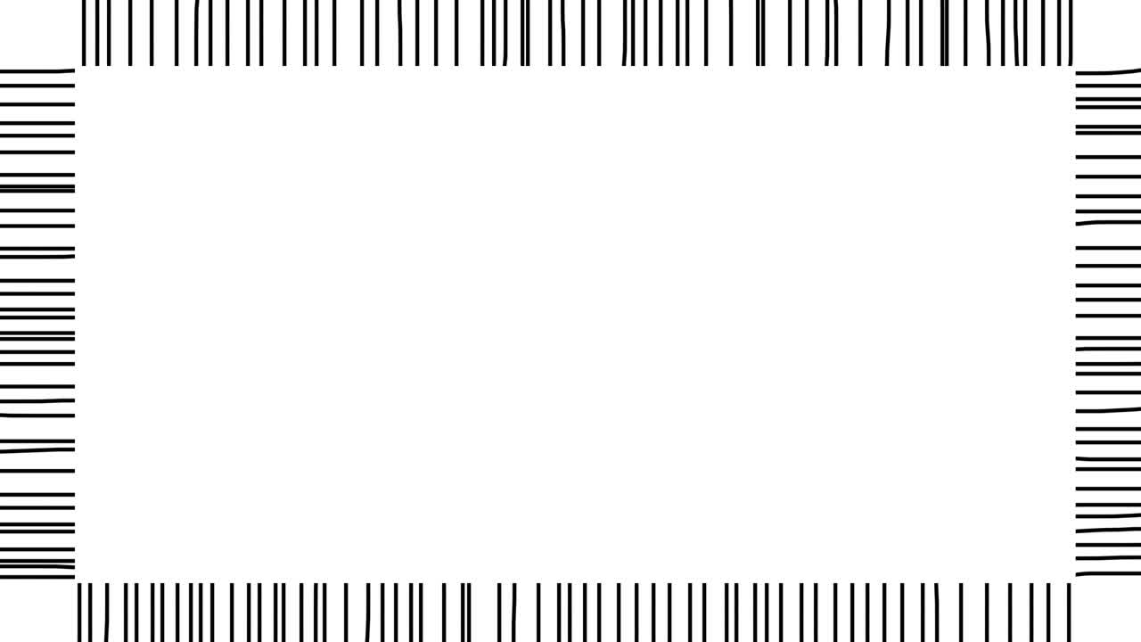 fondo blanco con trazos cortos negros