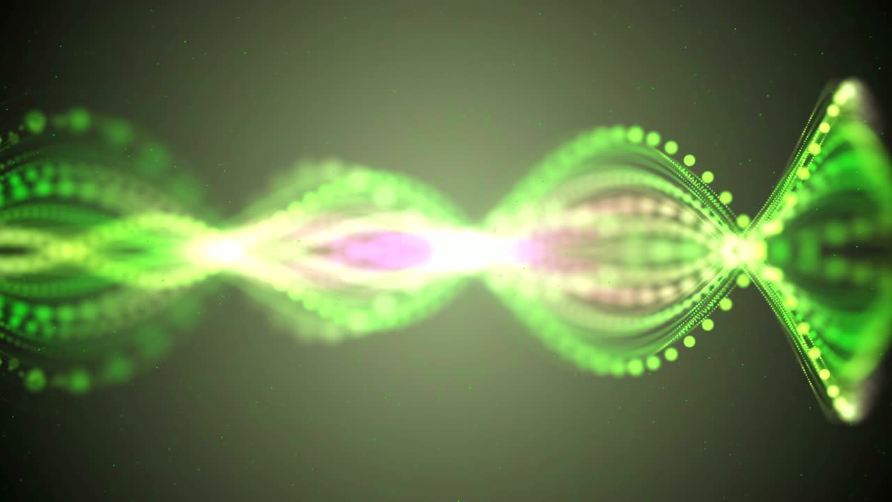 추상적인 루프 가능한 애니메이션 (녹색)