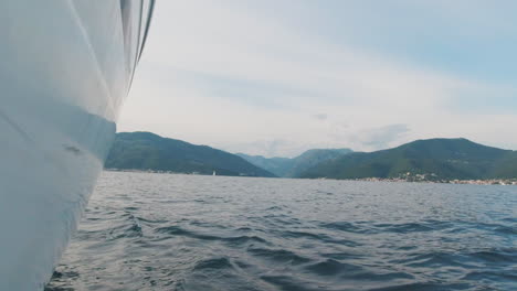 seascape view from a yacht