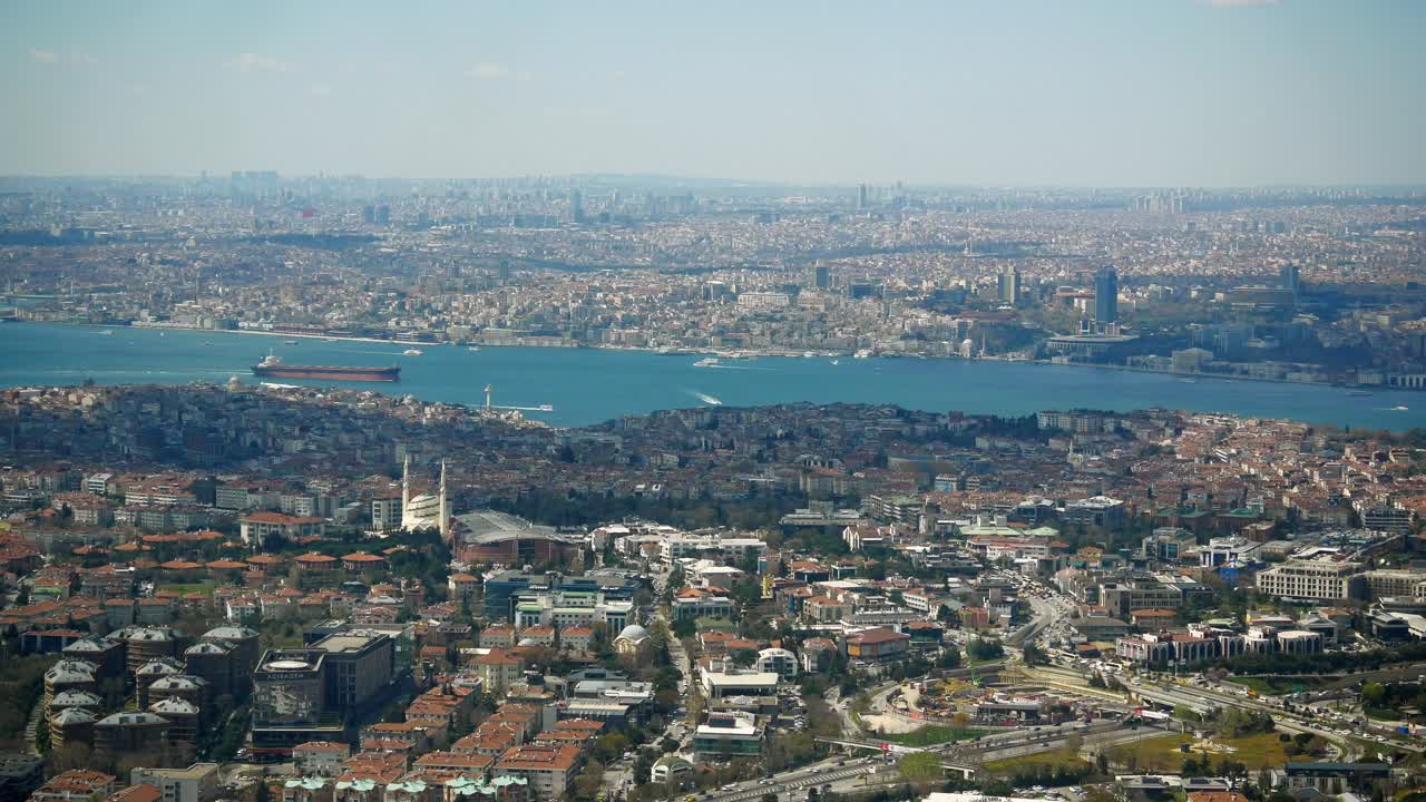el paisaje urbano de estambul visto desde el aire