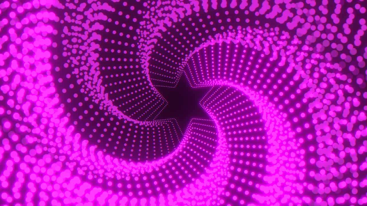 modello a spirale vorticosa punti bianchi su sfondo viola