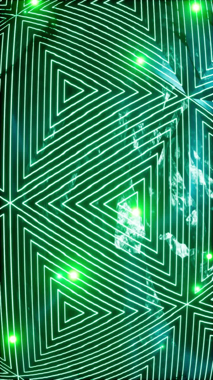 Riassunto sfondo a modello geometrico verde