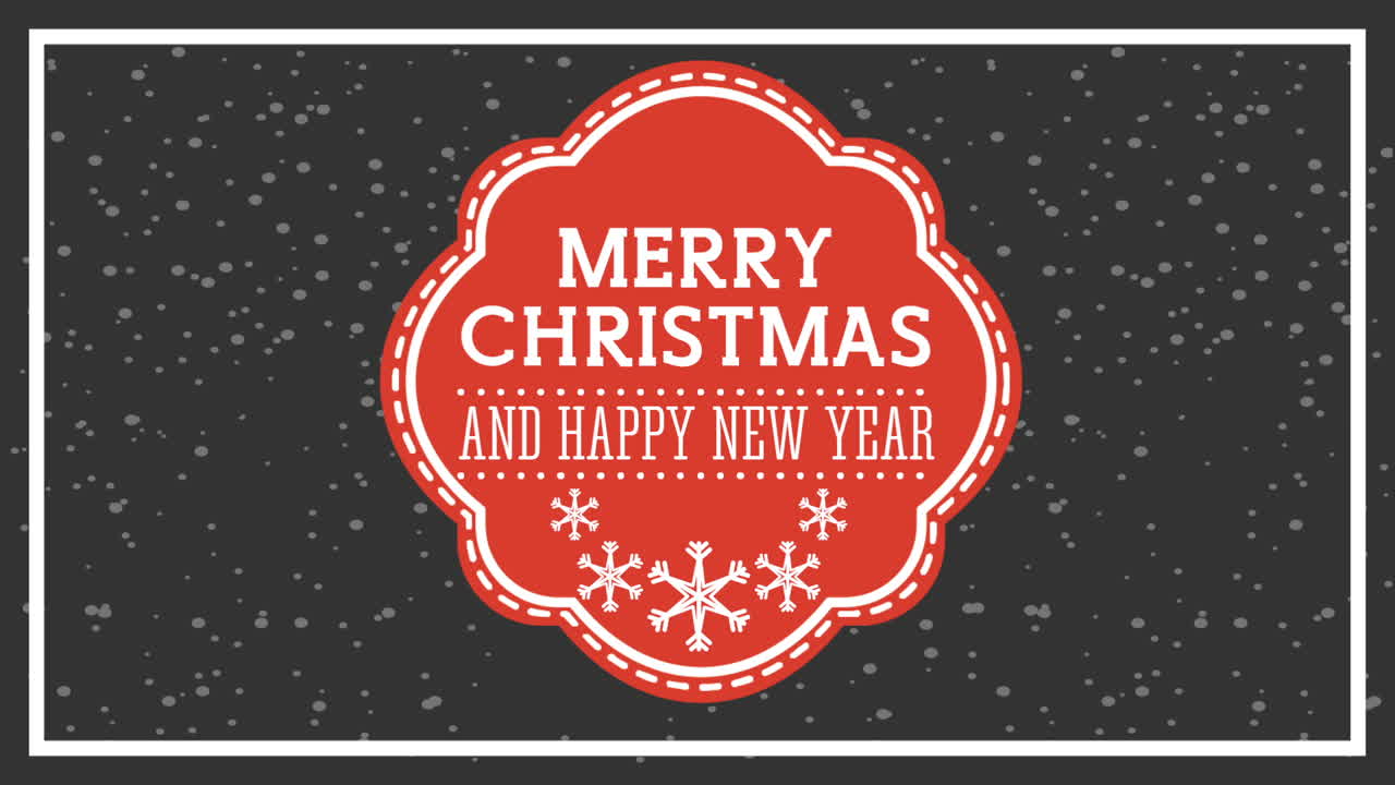 프레임과 함께 메리 크리스마스 카드