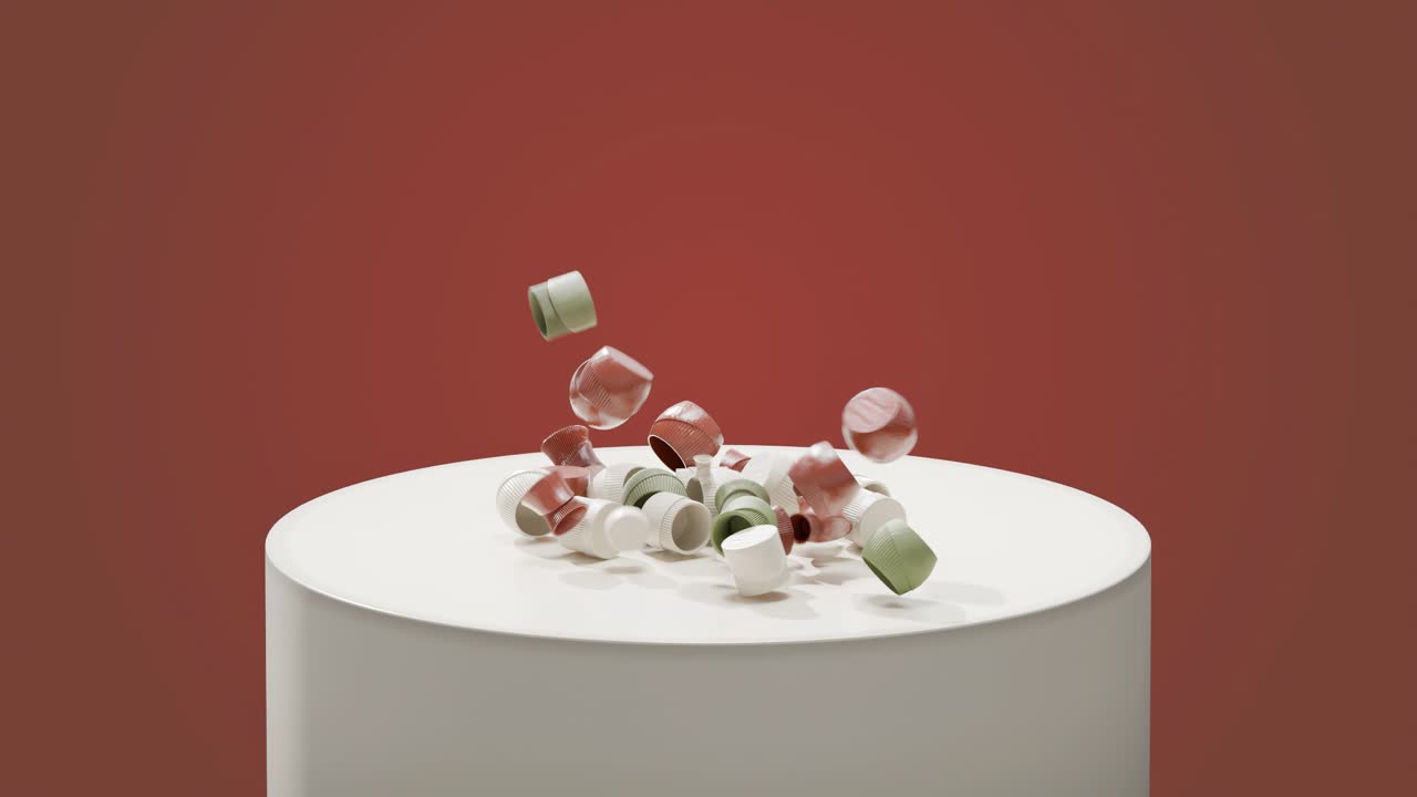 실린더 에 있는 다채로운