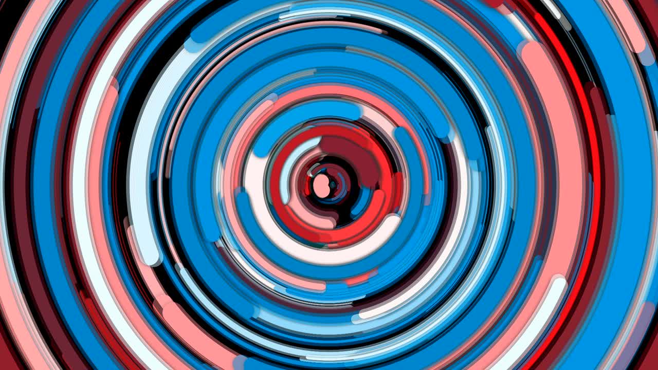 espiral abstracta líneas rotativas y retorcidas brillantes, fondo generado por computadora, fondo de renderización 3d