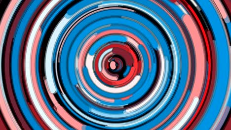 espiral abstracta líneas rotativas y retorcidas brillantes, fondo generado por computadora, fondo de renderización 3d