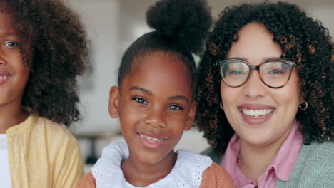 Gesicht,-Kinder-Oder-Eltern-In-Einer-Glücklichen-Familie