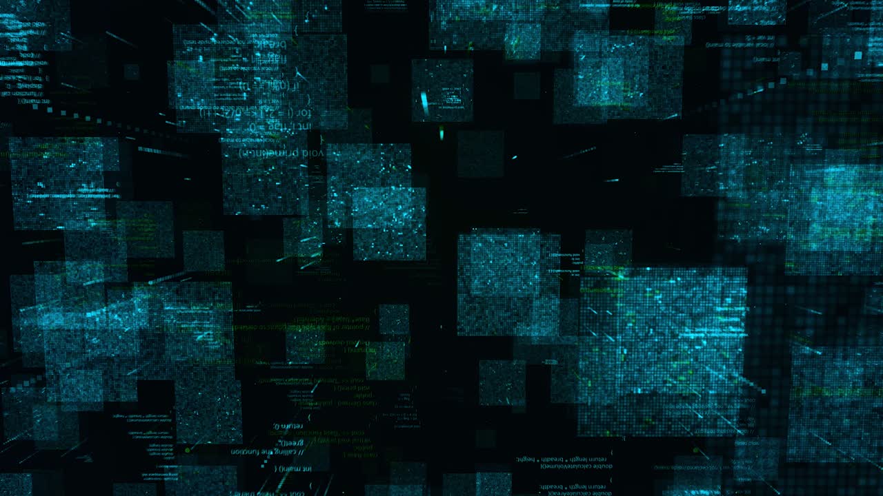 Abstract Digital Code Visualization