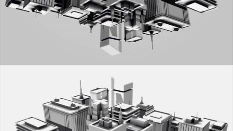 Futuristic Cityscape - 3D Render