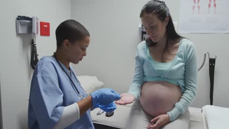 medical professionals working at a hospital