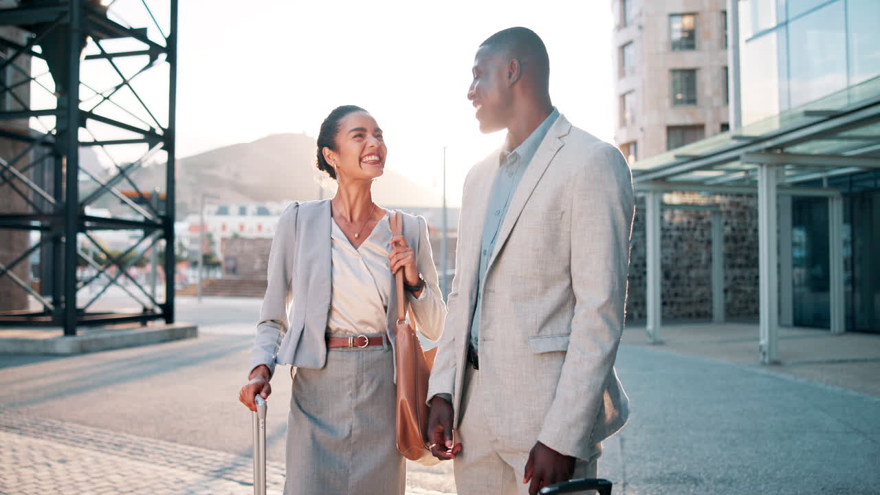 여행 중인 비즈니스 전문가