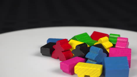 fichas del juego de mesa carcassonne en detalle