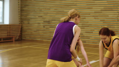 teenagers in a training session