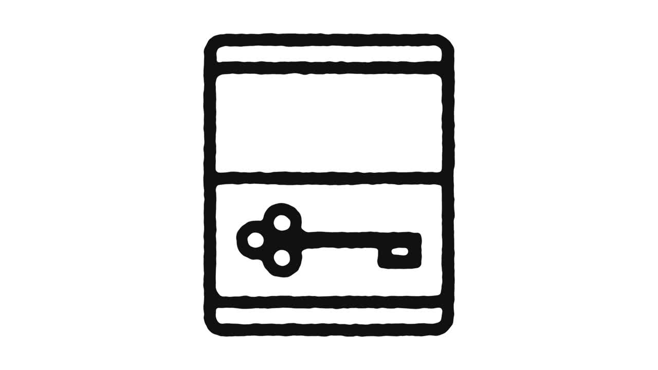 imágenes de animación de iconos de habilidades clave y canal alfa