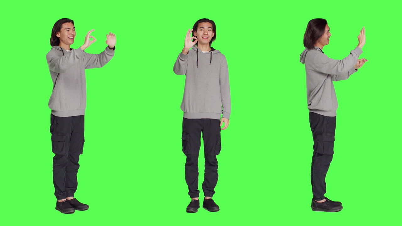 어른이  ⁇ 아 제스처