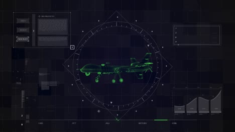 abstracto de fondo de hud 4k