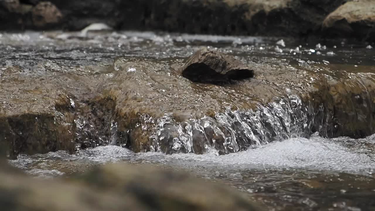 Stream flowing over rocks