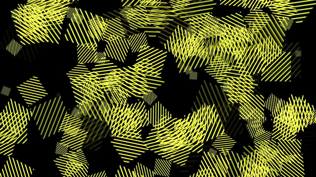 4k 슬라이스 사각형 모양, 루프 가능한 배경, 검은색 배경