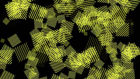 4k sliced square shapes, loopable background, black color background