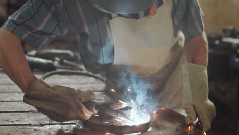 Blacksmith-Welding-Iron-Detail