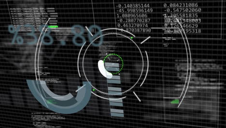 animación del procesamiento de datos financieros en el ámbito de aplicación